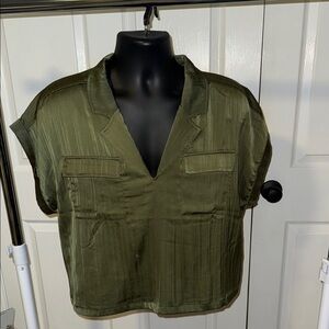 Rachel Zoe Olive Green Blouse